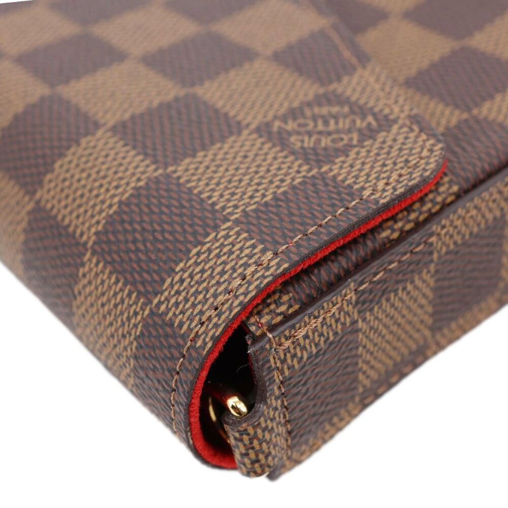 Louis Vuitton Felicie Pochette Damier Ebene Crossbody Bag Brown - Picture 8 of 13